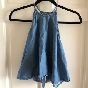 Zara Premium Denim Tank ( M )